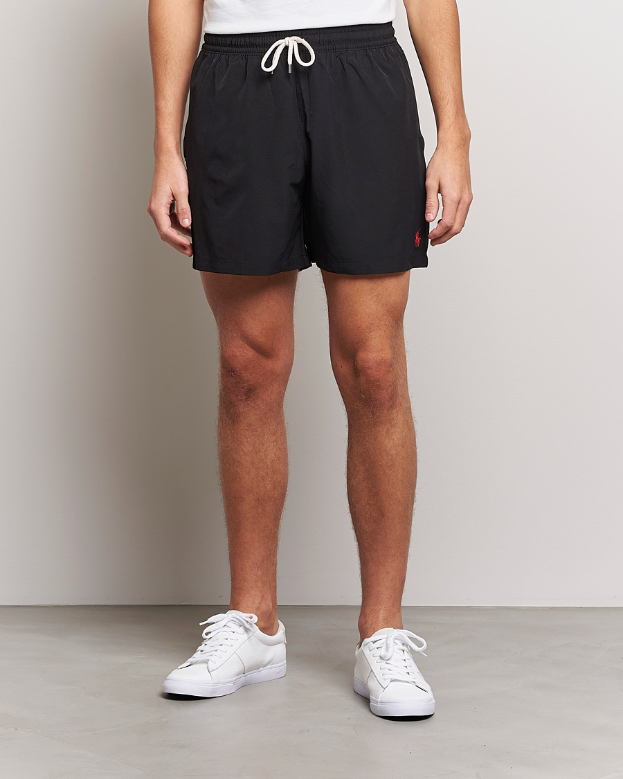 Herren | Badeshorts mit Schnürung | Polo Ralph Lauren | Traveler Boxer Swim Shorts Polo Black