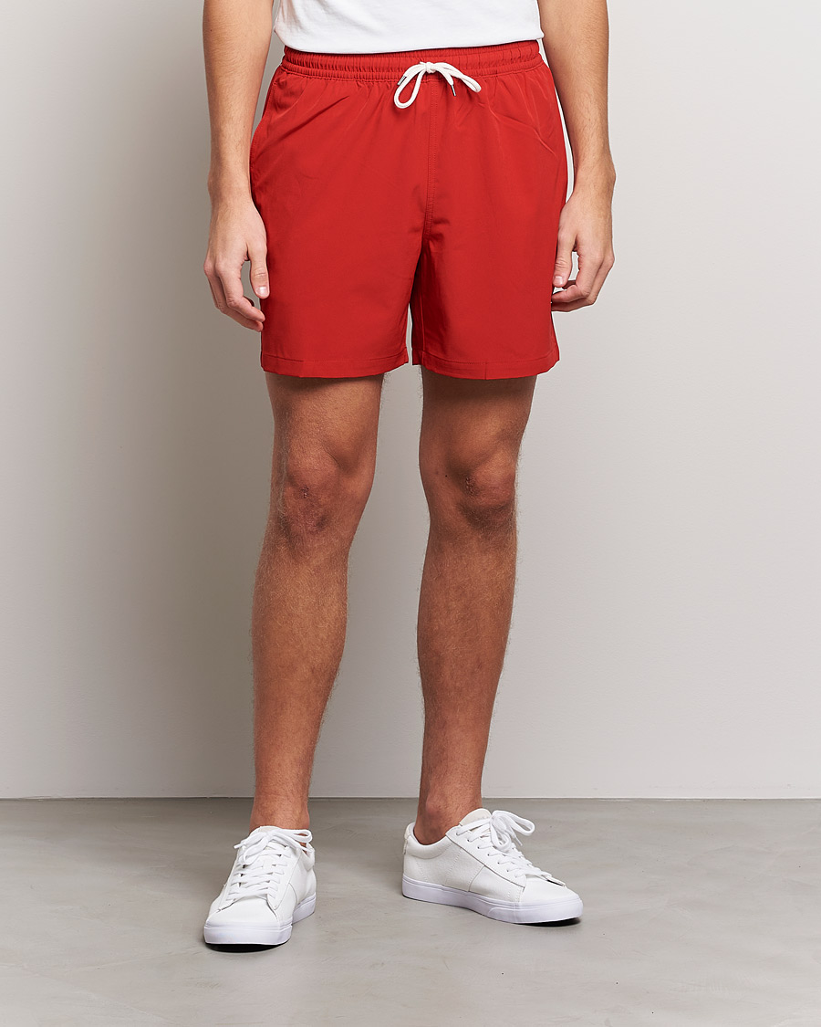 Herren | Badehosen | Polo Ralph Lauren | Traveler Boxer Swim Shorts RL Red