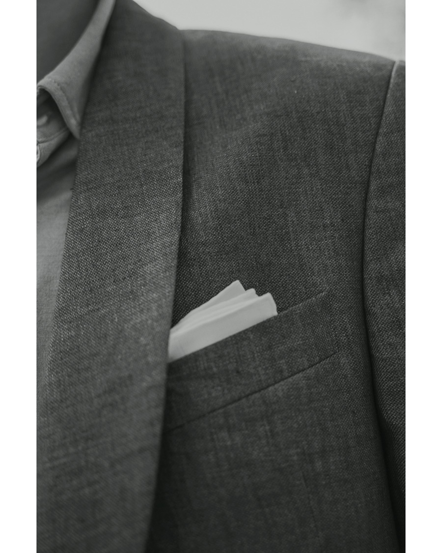 Herren | Drake's 3-Pack Linen Pocket Square White | Drake's | 3-Pack Linen Pocket Square White