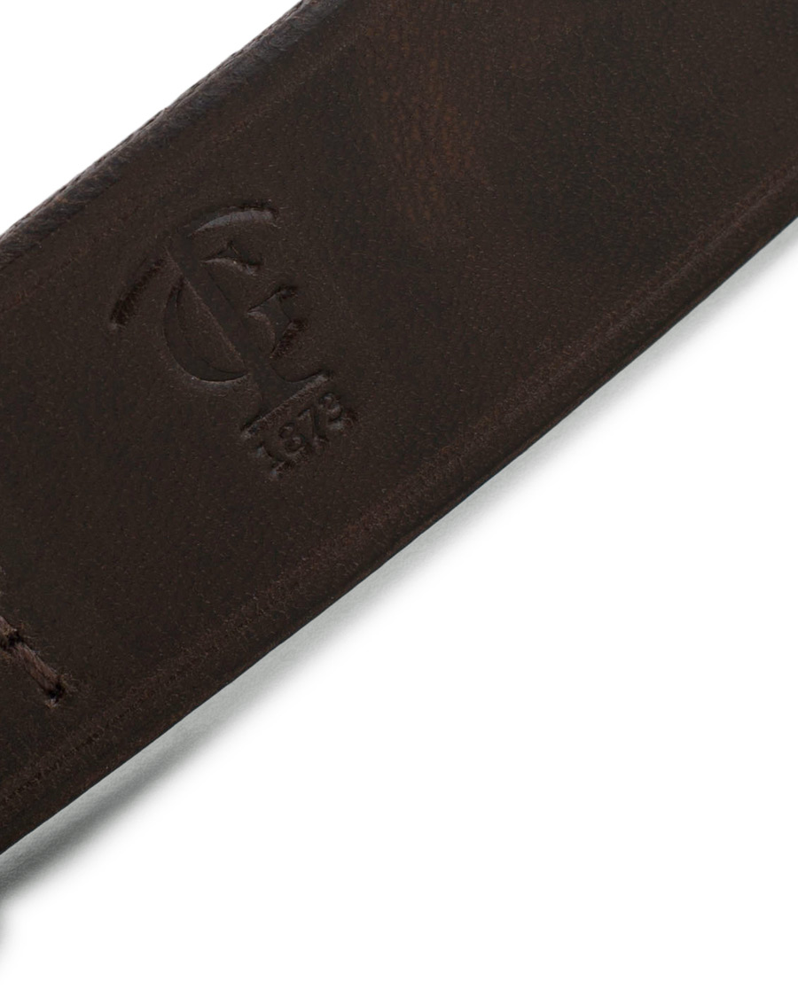 Herren | Gürtel | Tärnsjö Garveri | Leather Belt 3cm Dark Brown