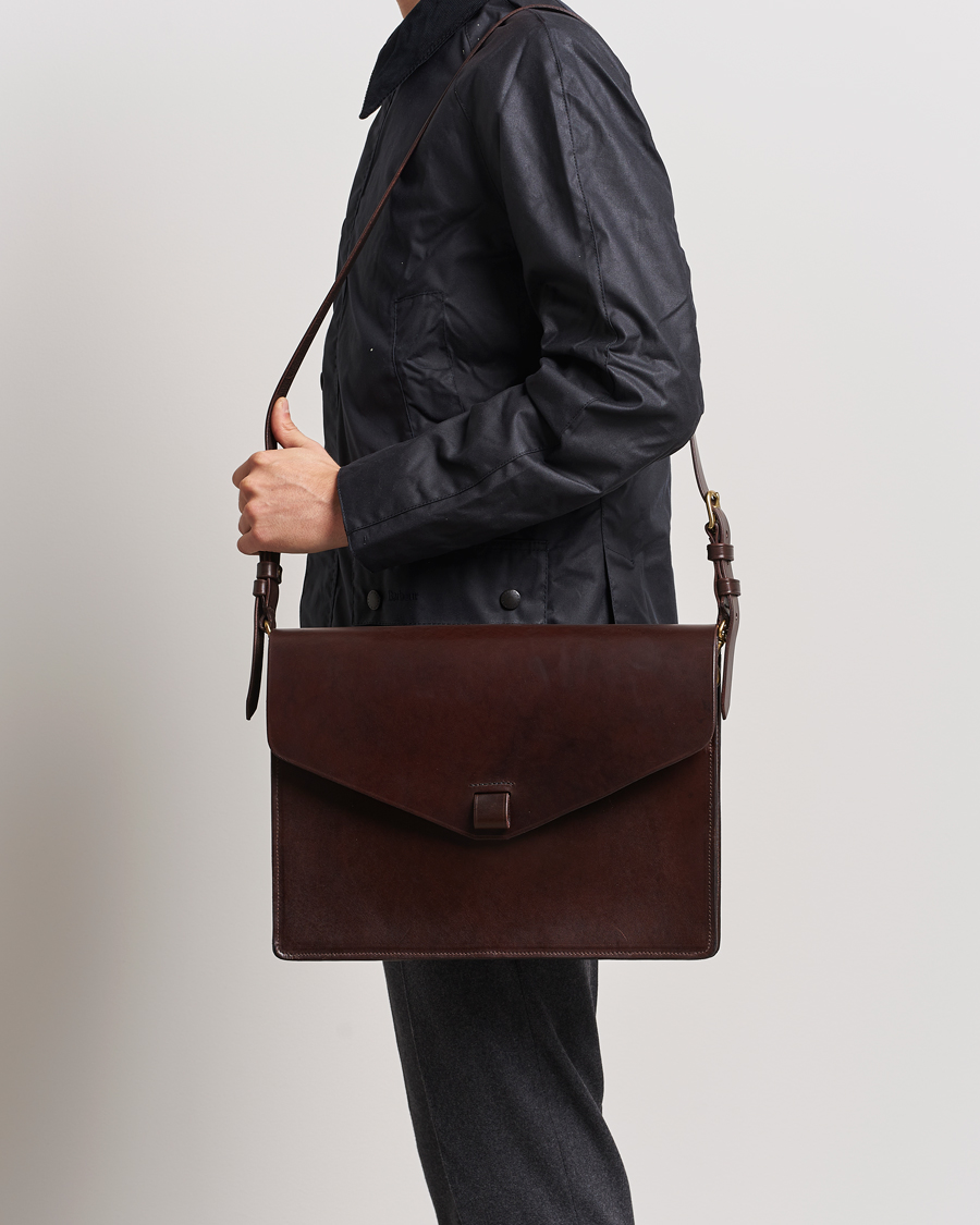 Herren | Tärnsjö Garveri | Tärnsjö Garveri | Messenger Bag 3-In-1 Dark Brown