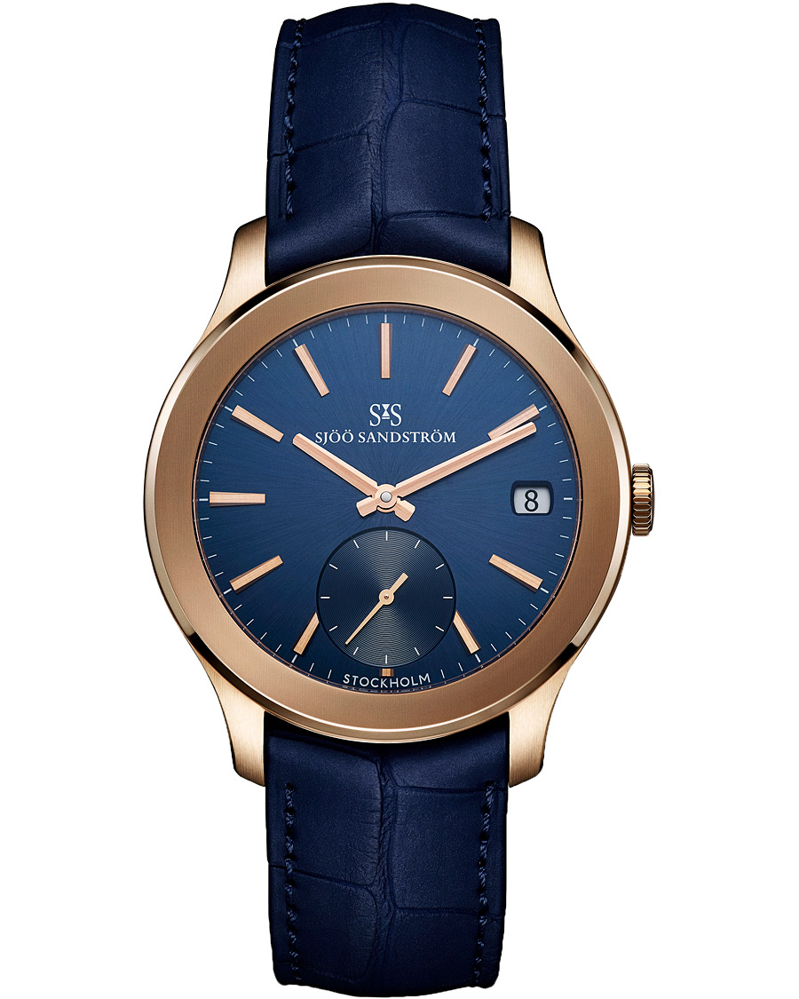 Herren | Sjöö Sandström Royal Capital AU-1740-2 Limited Edition Blue Alligator | Sjöö Sandström | Royal Capital AU-1740-2 Limited Edition Blue Alligator