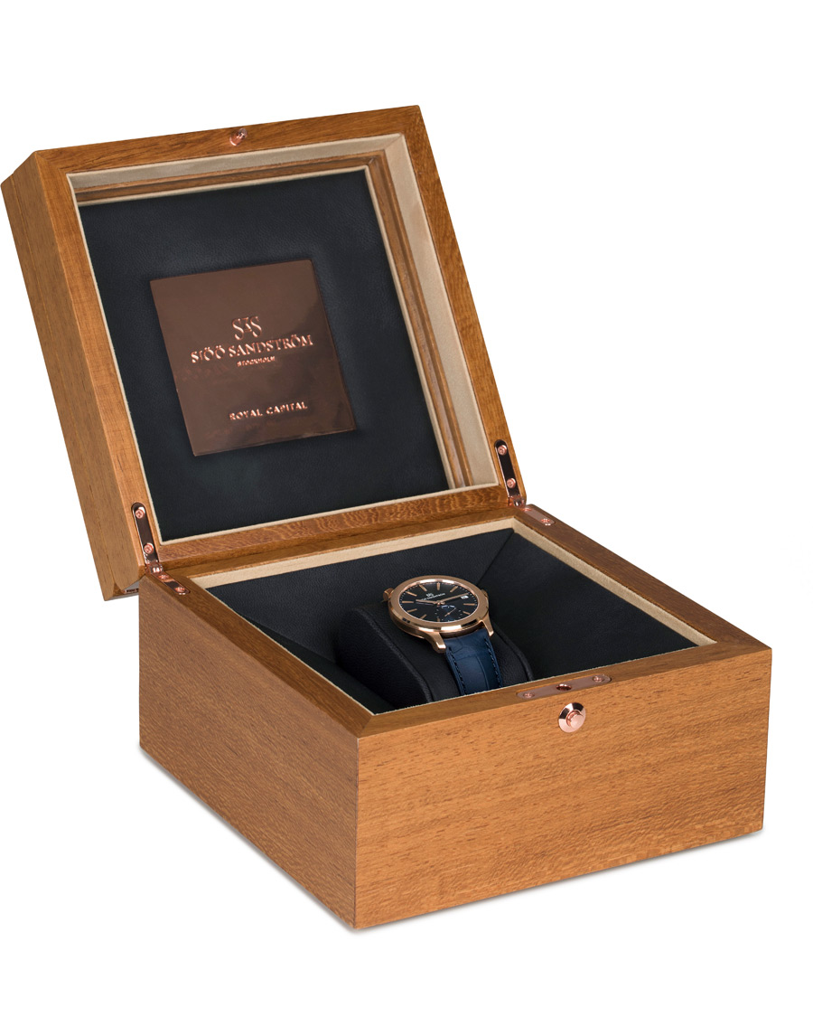 Herren | Sjöö Sandström Royal Capital AU-1740-2 Limited Edition Blue Alligator | Sjöö Sandström | Royal Capital AU-1740-2 Limited Edition Blue Alligator
