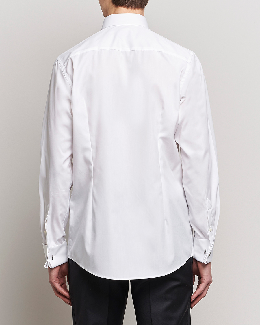 Herren | Hemden | Eton | Custom Fit Tuxedo Shirt Black Ribbon White