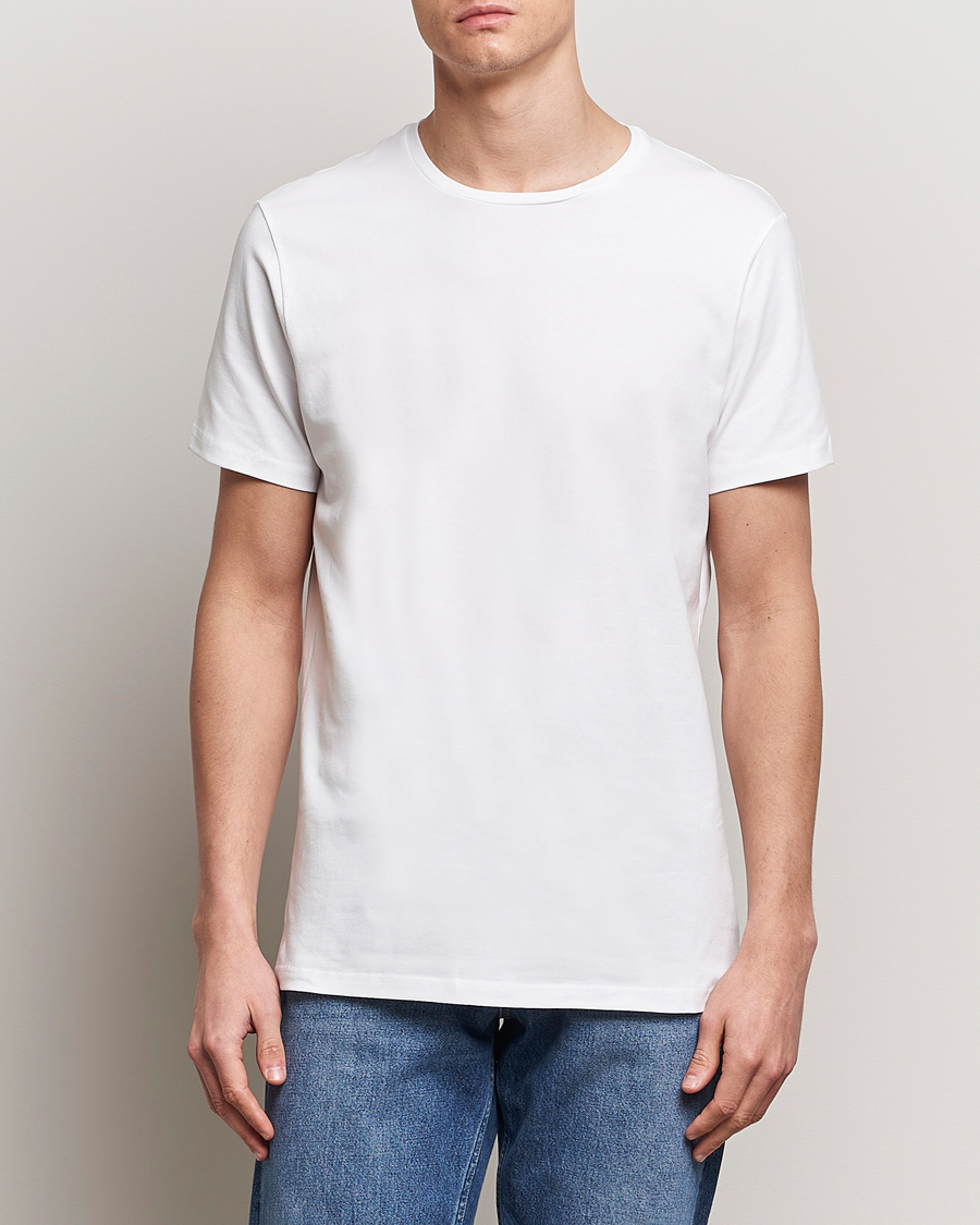 Herren | T-Shirts | Bread & Boxers | 2-Pack Crew Neck Tee White