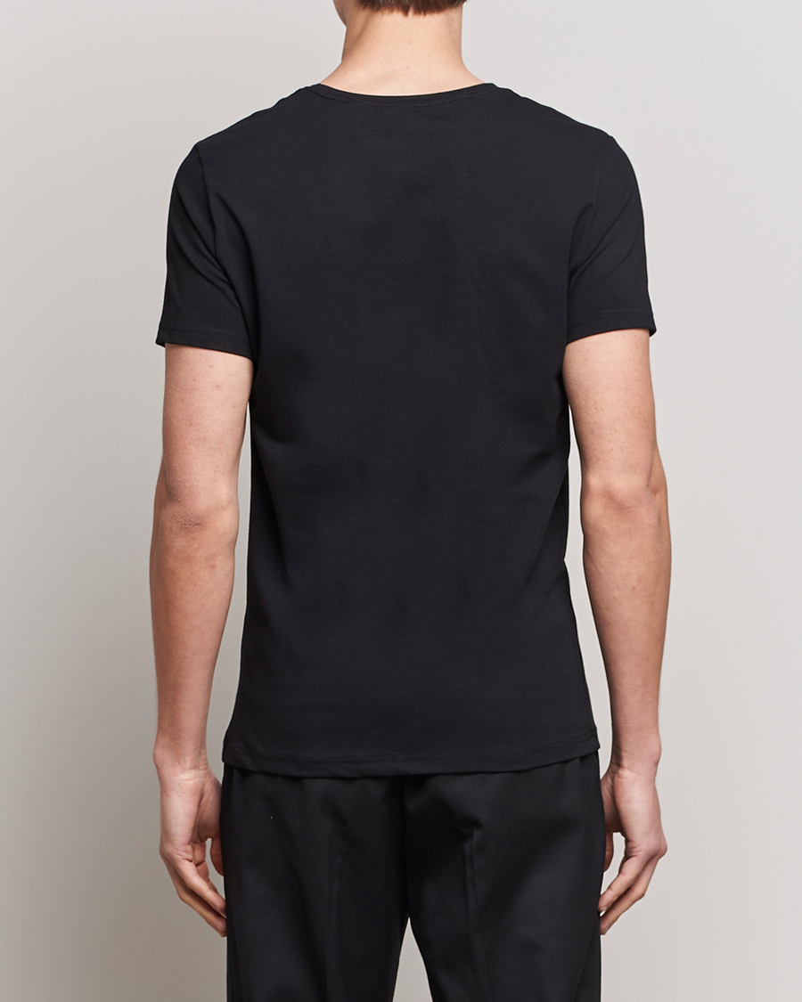 Herren | T-Shirts | Bread & Boxers | 2-Pack Crew Neck Tee Black