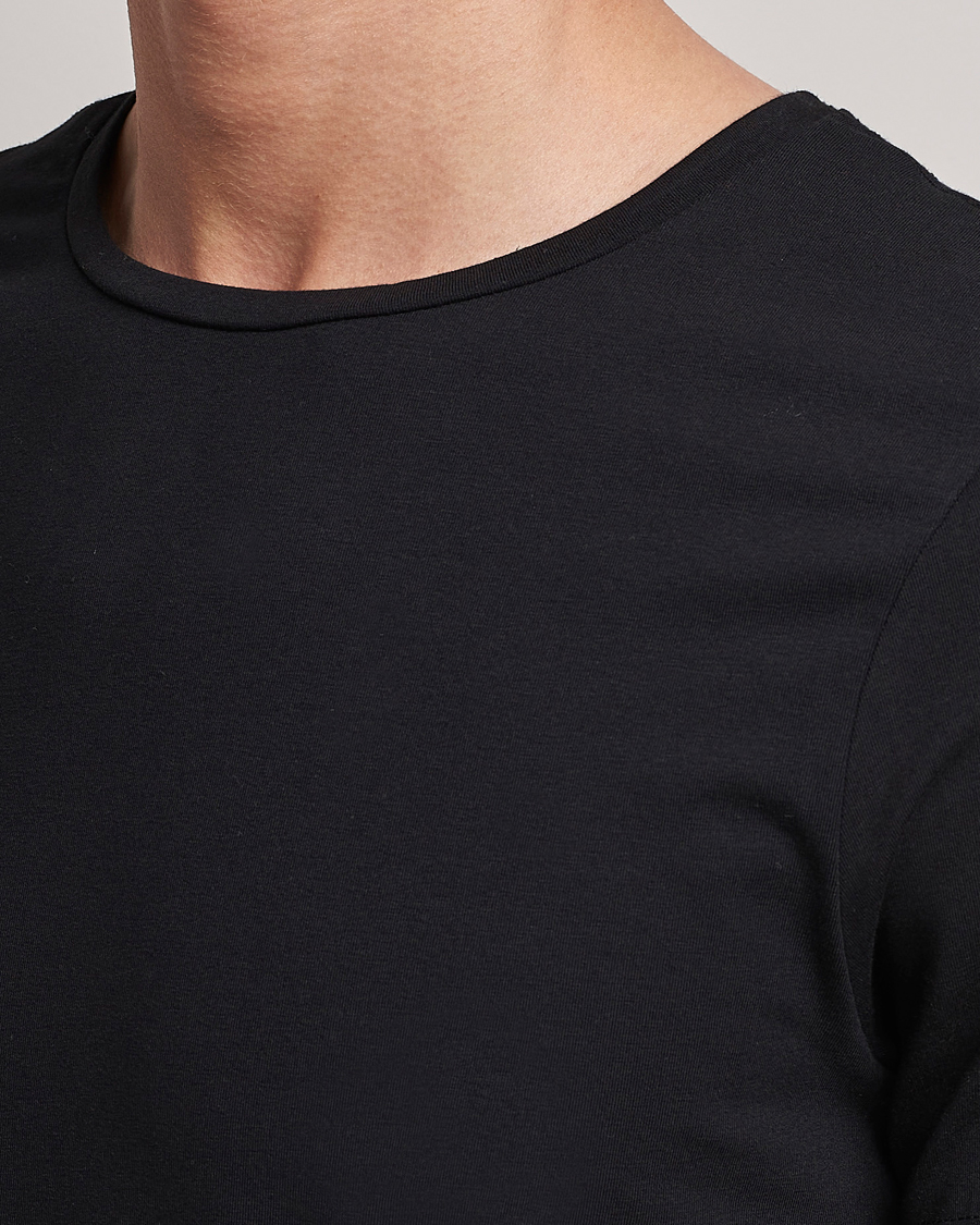 Herren | T-Shirts | Bread & Boxers | 2-Pack Crew Neck Tee Black