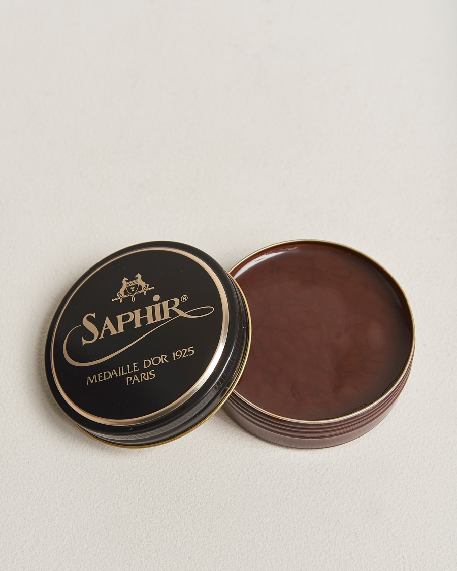 Herren | Schuhpflege | Saphir Medaille d'Or | Pate De Lux 50 ml Medium Brown