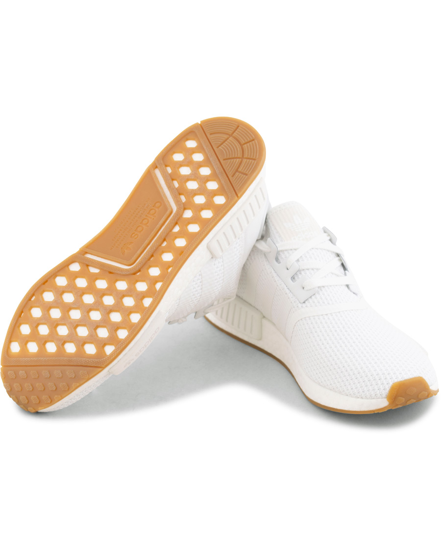 Adidas originals nmd_r1 running sneaker white clearance