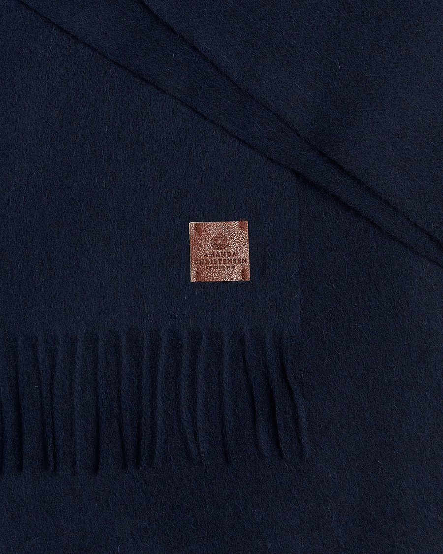 Herren | Schals | Amanda Christensen | Wool Scarf Navy