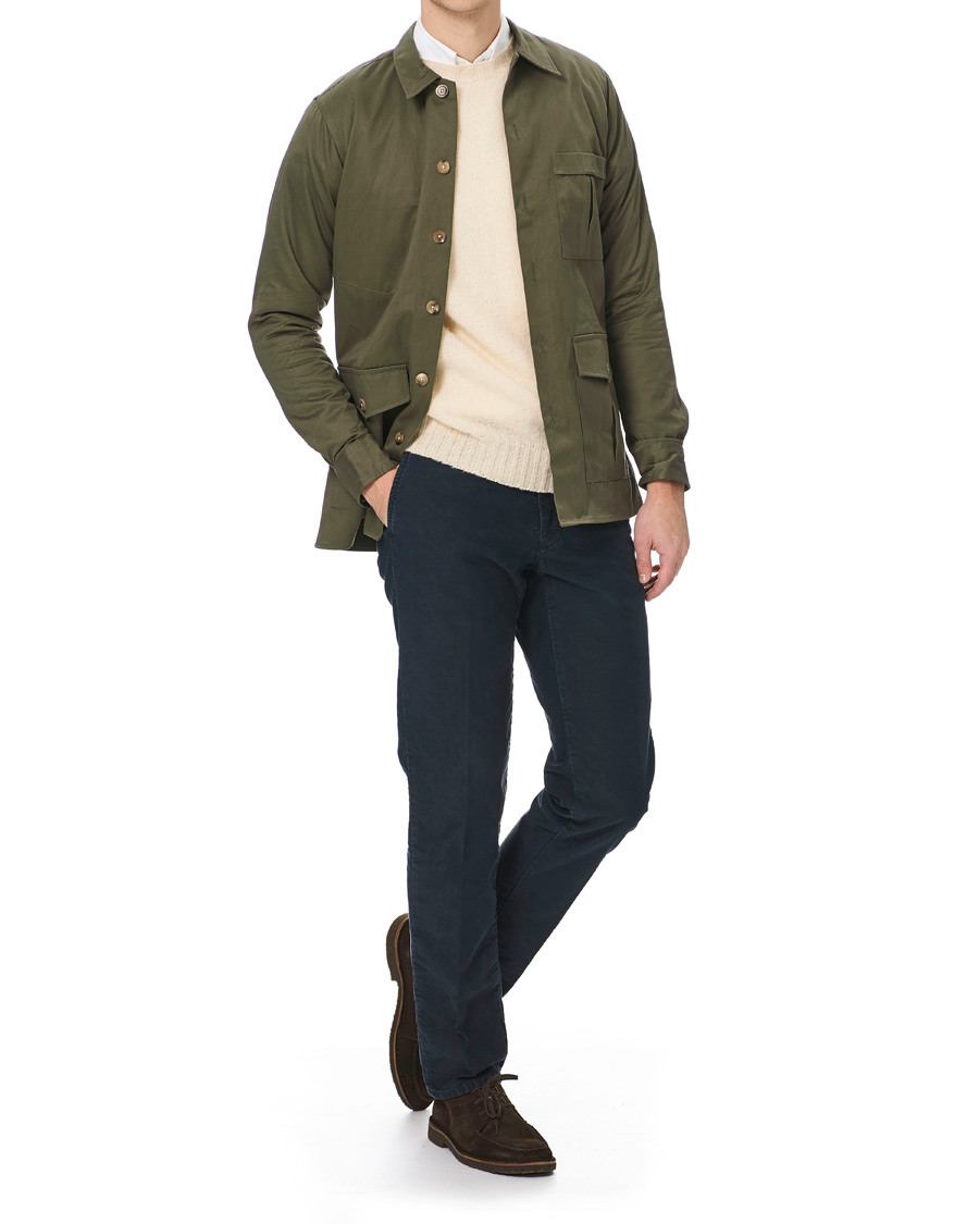 Herren | Hemden | Drake's | 3 Pocket Shacket Khaki