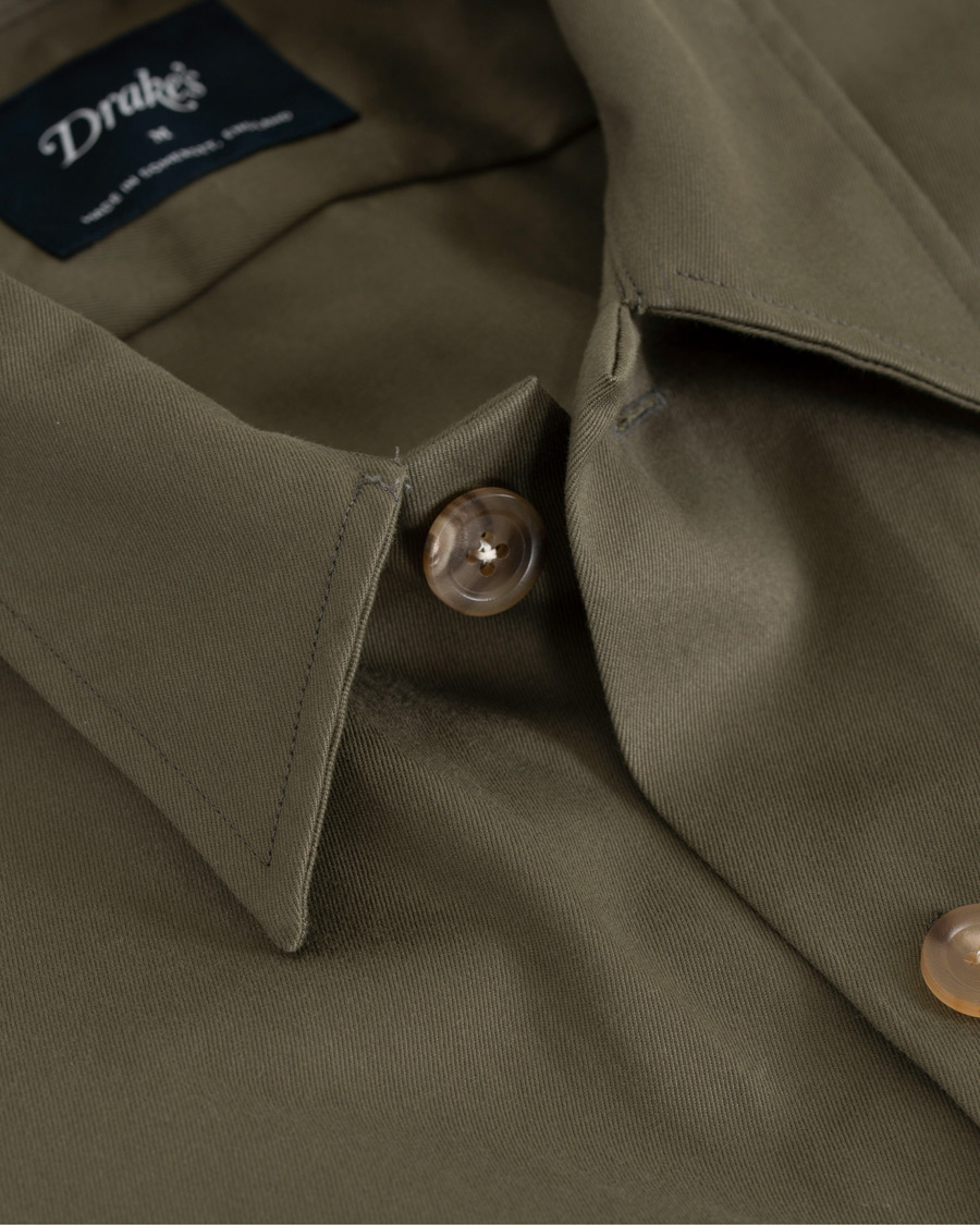Herren | Hemden | Drake's | 3 Pocket Shacket Khaki