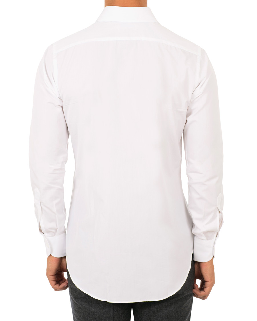 Herren | Hemden | Drake's | Slim Fit Poplin Shirt White