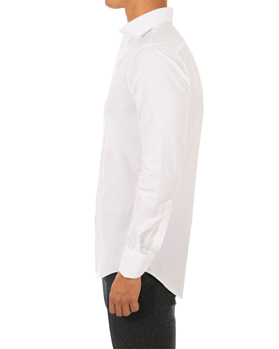 Herren | Hemden | Drake's | Slim Fit Poplin Shirt White