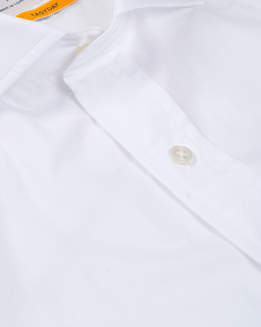 Herren | Hemden | Drake's | Slim Fit Poplin Shirt White