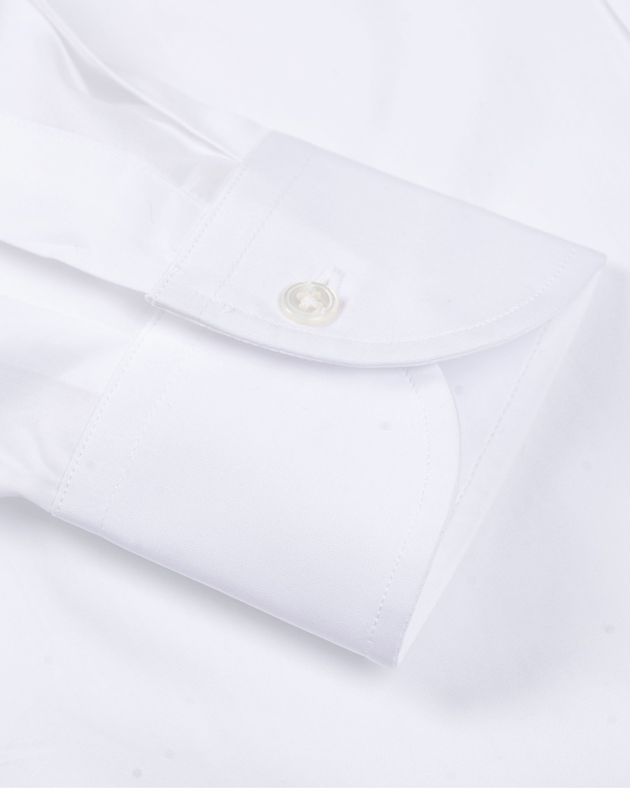 Herren | Hemden | Drake's | Slim Fit Poplin Shirt White