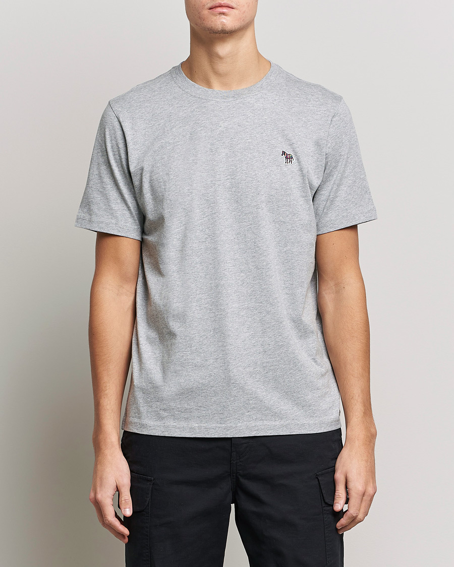 Herren | Paul Smith | PS Paul Smith | Organic Cotton Zebra T-Shirt Grey