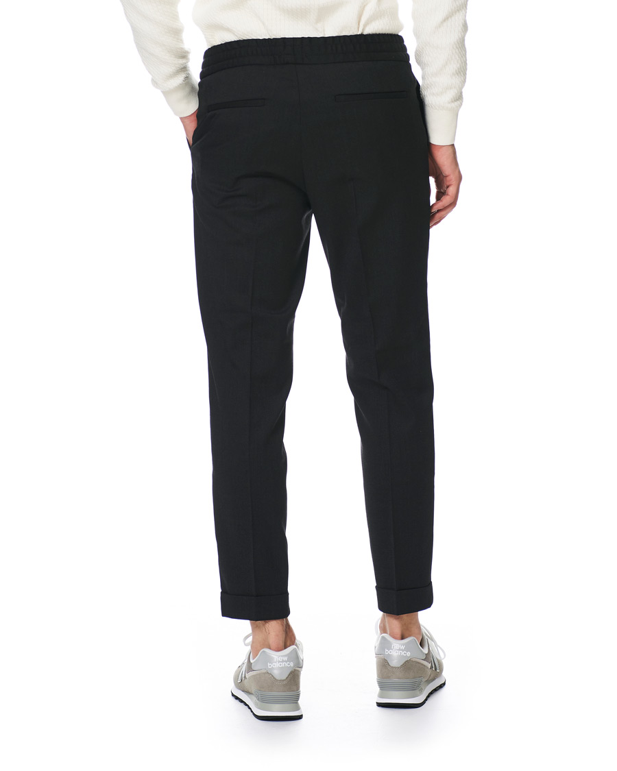 Herren | Hosen | Filippa K | Terry Gabardine Cropped Turn Up Trousers Antracite