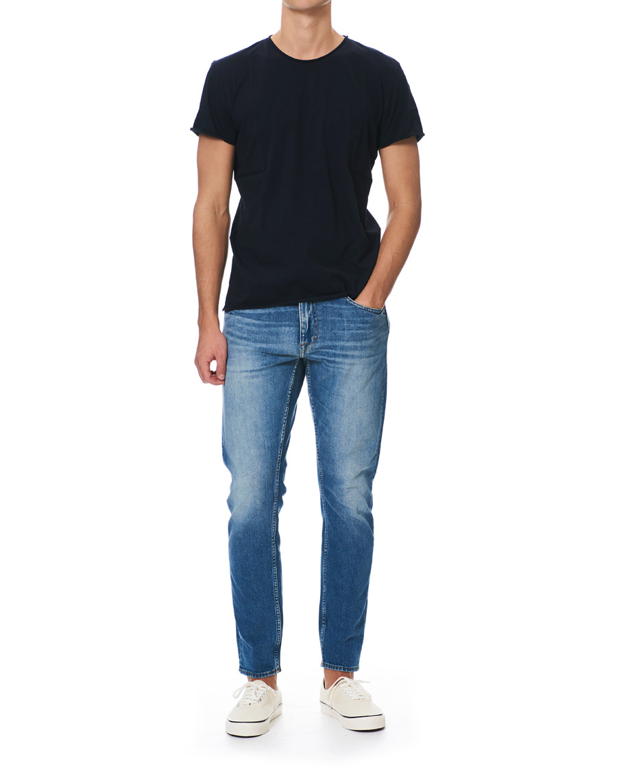 Herren | T-Shirts | Filippa K | Roll Neck Tee Navy