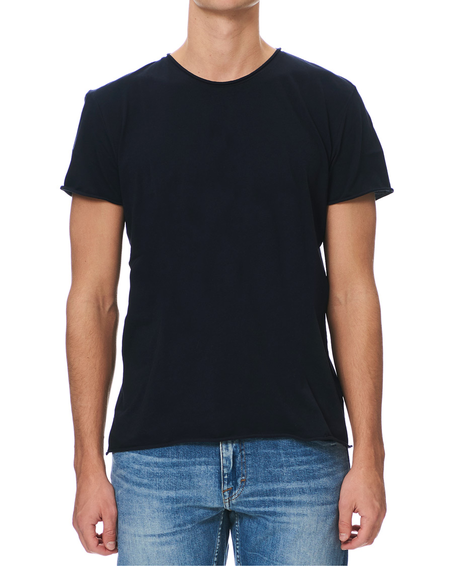 Herren | T-Shirts | Filippa K | Roll Neck Tee Navy