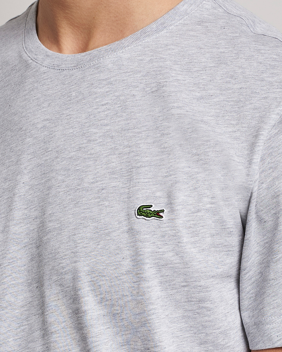 Herren | T-Shirts | Lacoste | Crew Neck T-Shirt Silver Chine
