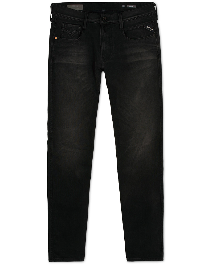 Herren | Jeans | Replay | M914 Anbass Hyperflex + Jeans Black