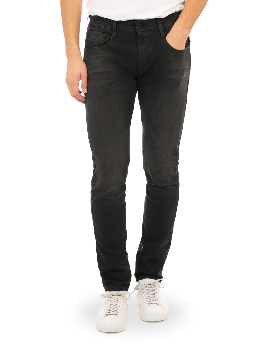 Herren | Jeans | Replay | M914 Anbass Hyperflex + Jeans Black