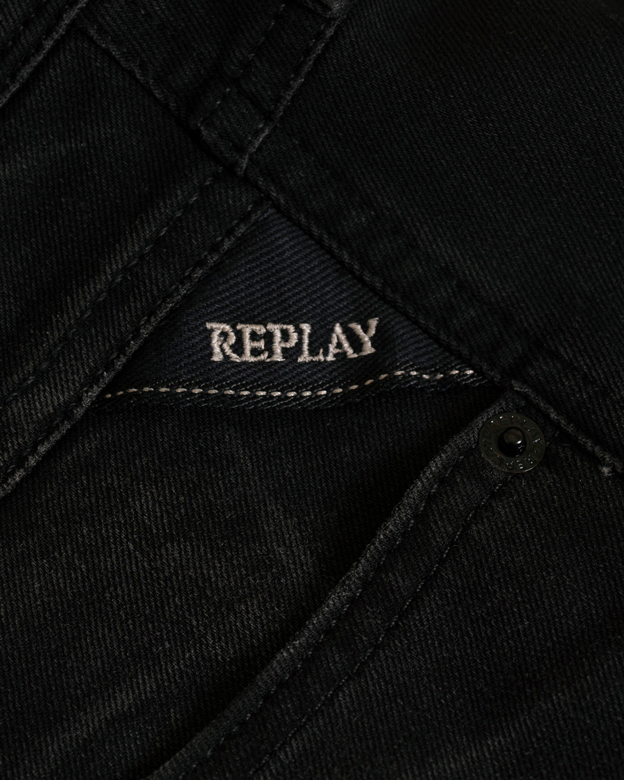Herren | Jeans | Replay | M914 Anbass Hyperflex + Jeans Black