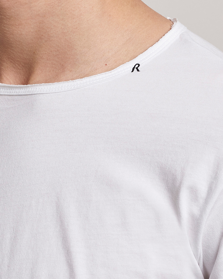 Herren | T-Shirts | Replay | Crew Neck Long Sleeve Tee White