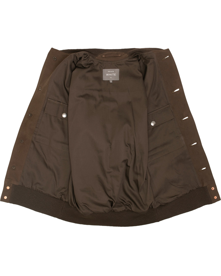 Herren | Jacken | Private White V.C. | Moleskin Bomber Jacket Brown