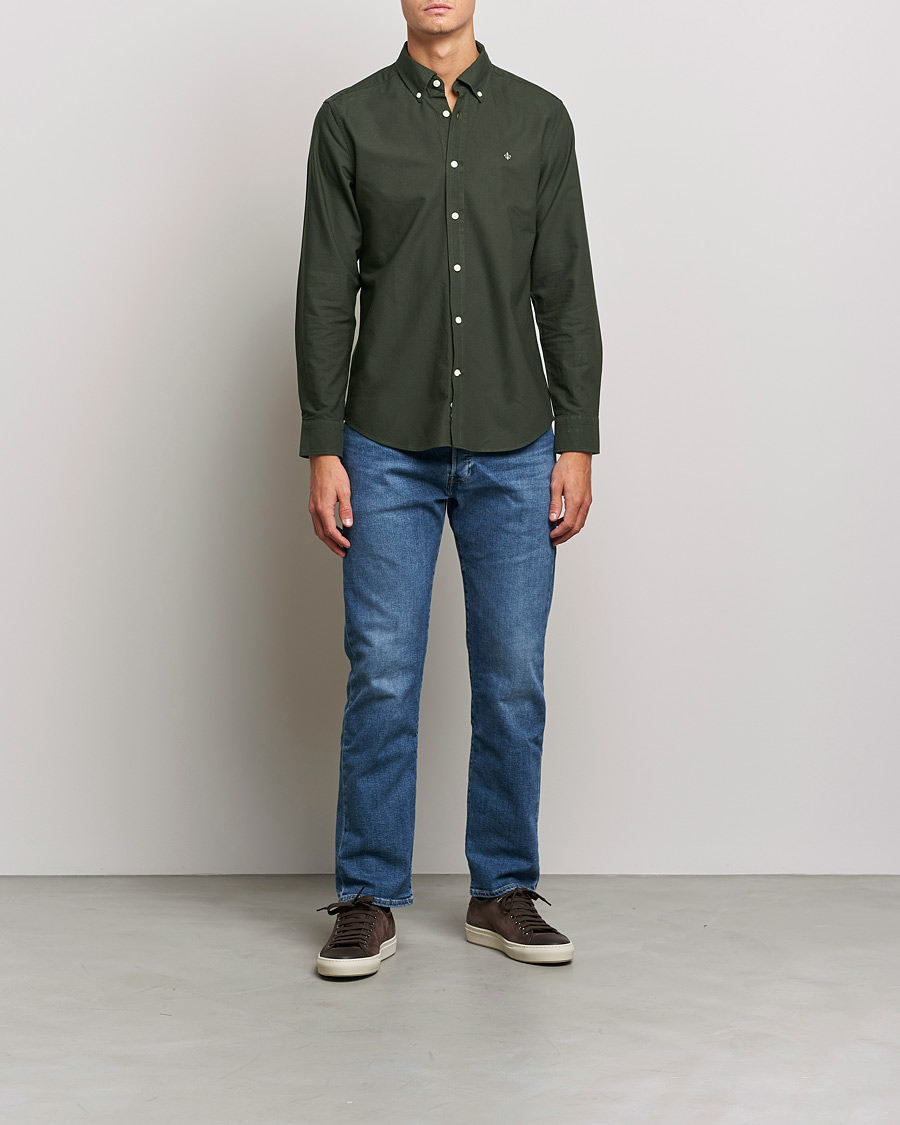 Herren | Hemden | Morris | Douglas Oxford Shirt Olive