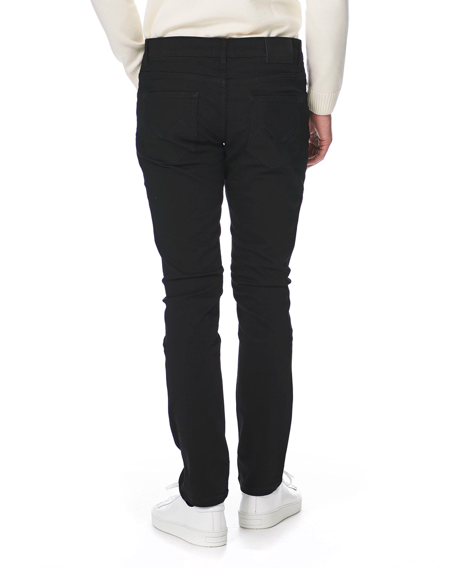 Herren | Jeans | Morris | Steve Satin Stretch Jeans Black