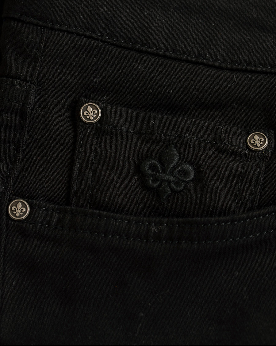 Herren | Jeans | Morris | Steve Satin Stretch Jeans Black