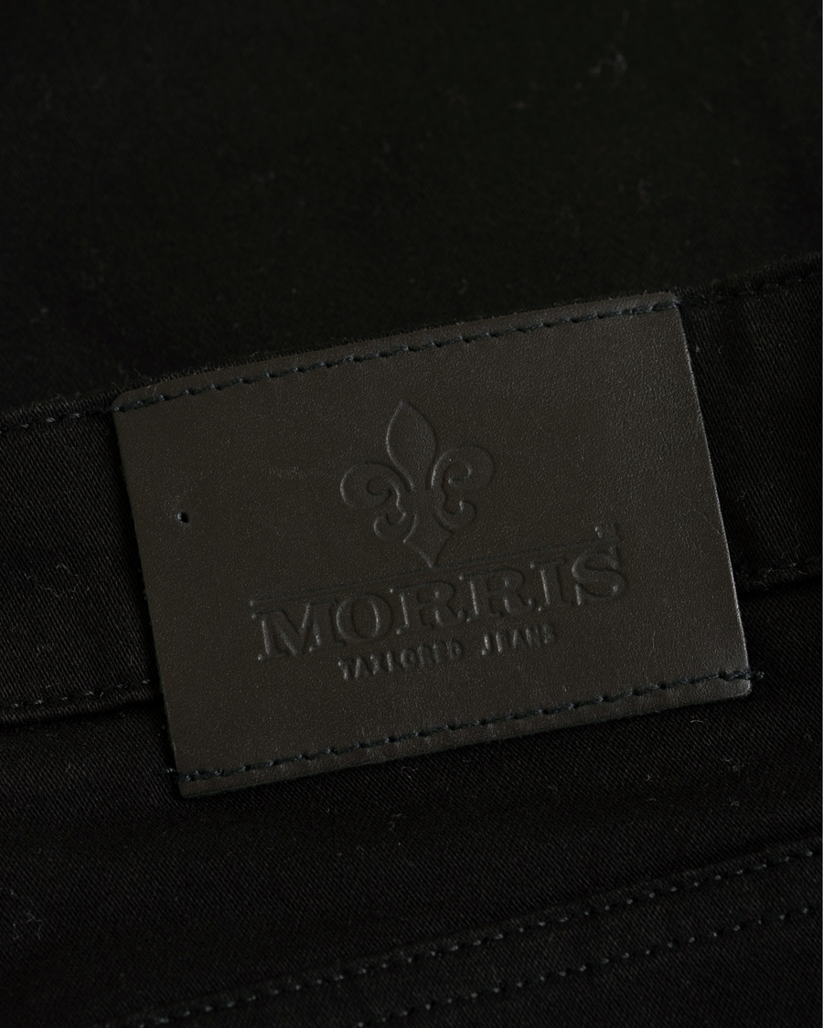 Herren | Jeans | Morris | Steve Satin Stretch Jeans Black