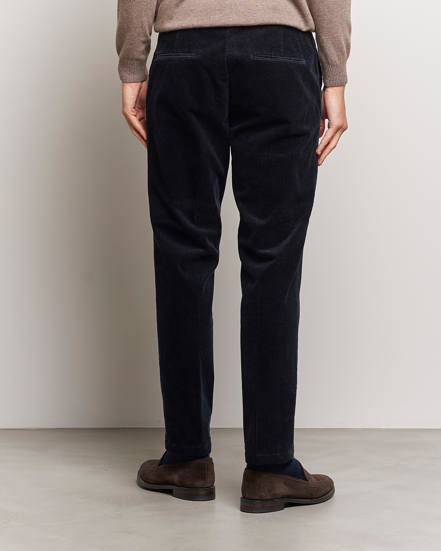 Herren | Hosen | Oscar Jacobson | Denz Corduroy Trousers Navy
