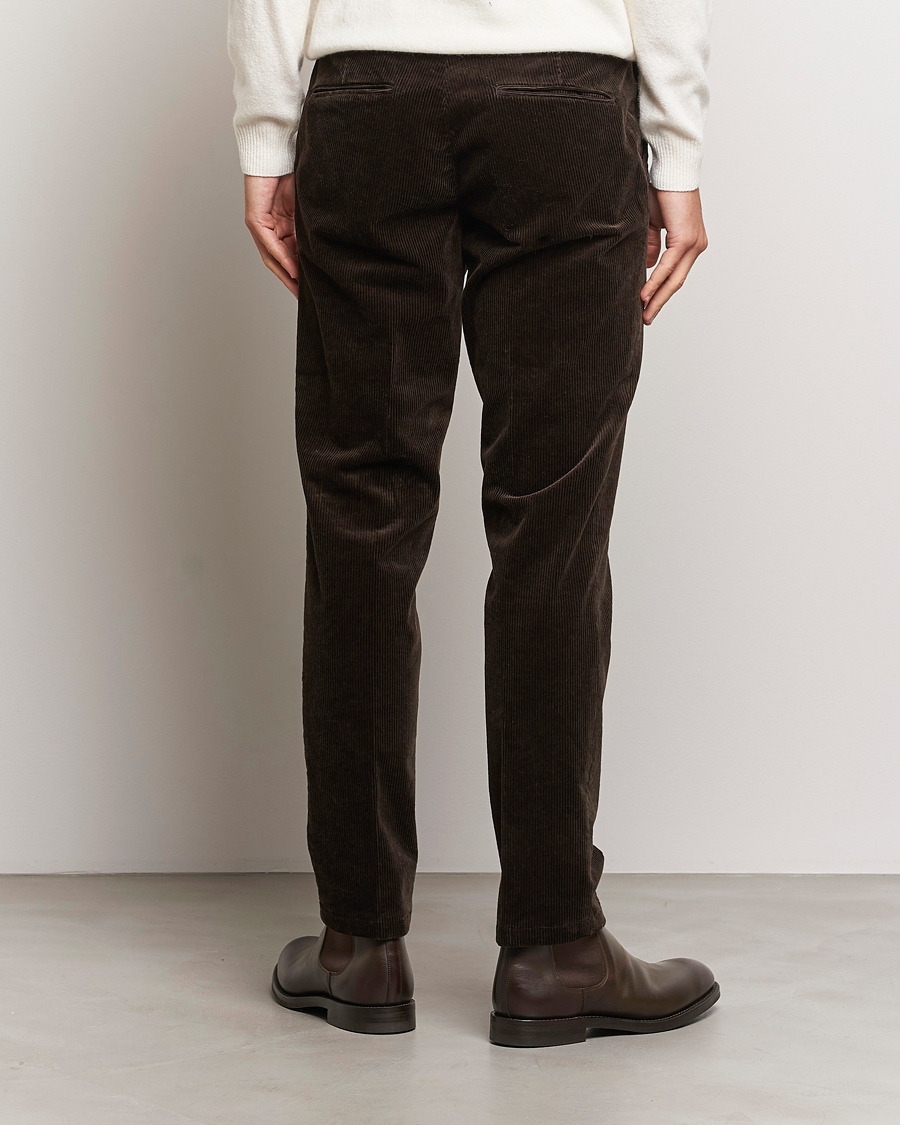 Herren | Hosen | Oscar Jacobson | Denz Corduroy Trousers Dark Brown