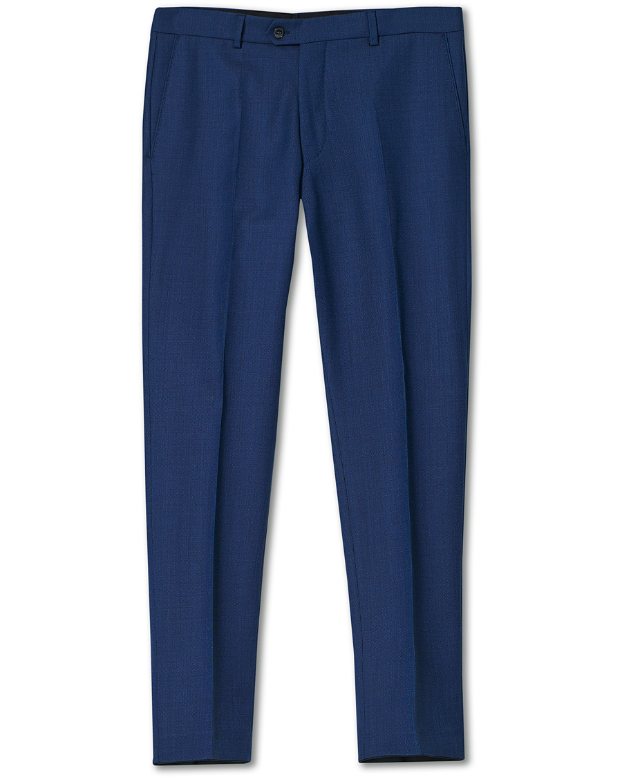 Herren | Hosen | Oscar Jacobson | Denz Wool Trousers Blue