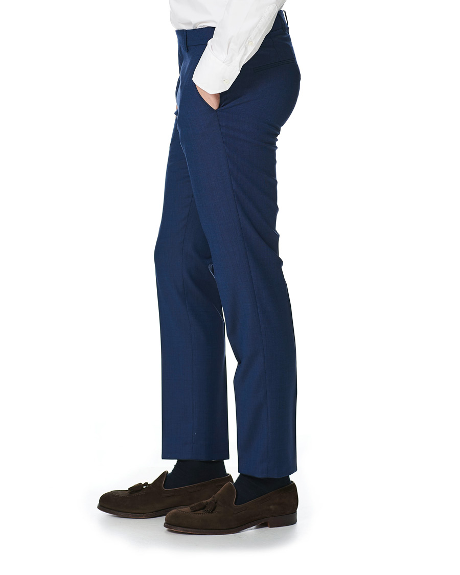 Herren | Hosen | Oscar Jacobson | Denz Wool Trousers Blue