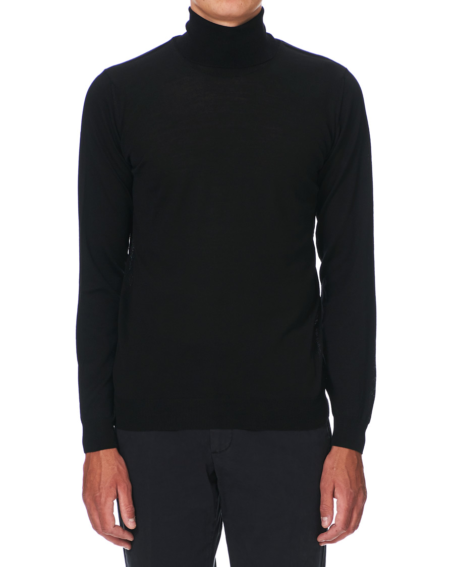 Herren |  | Oscar Jacobson | Cole Extra Fine Merino Rollneck Black