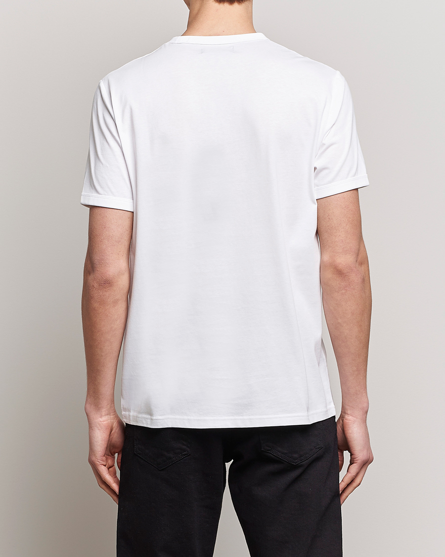 Herren | T-Shirts | Fred Perry | Ringer Crew Neck Tee White