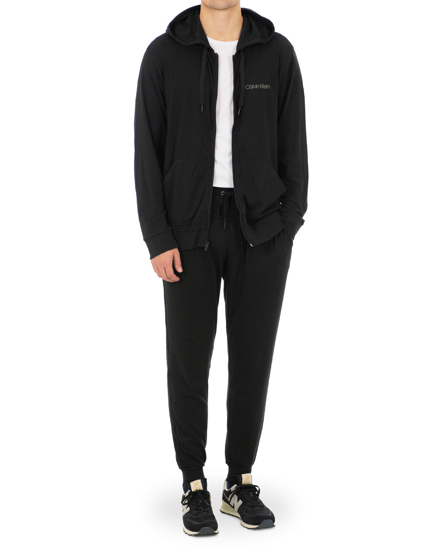 Herren | Pullover | Calvin Klein | Modal Full Zip Hoodie Black