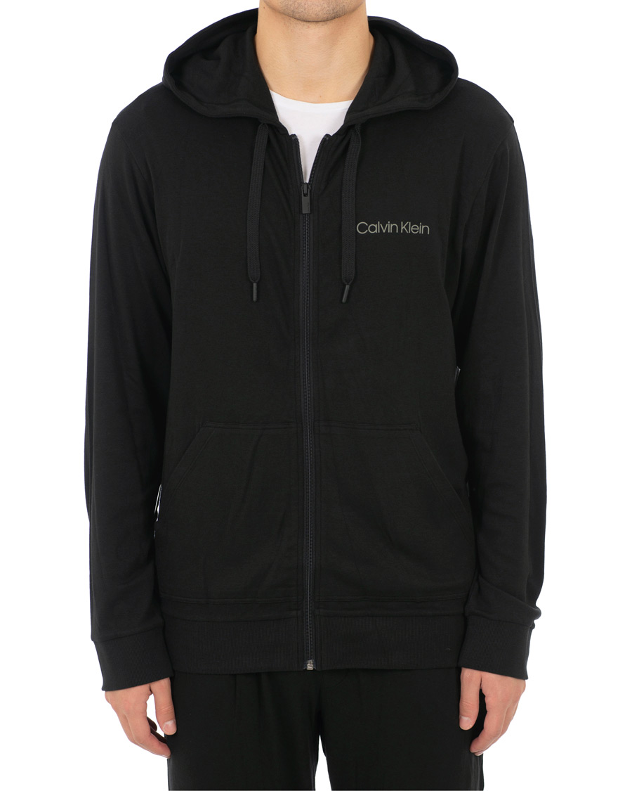 Herren | Pullover | Calvin Klein | Modal Full Zip Hoodie Black