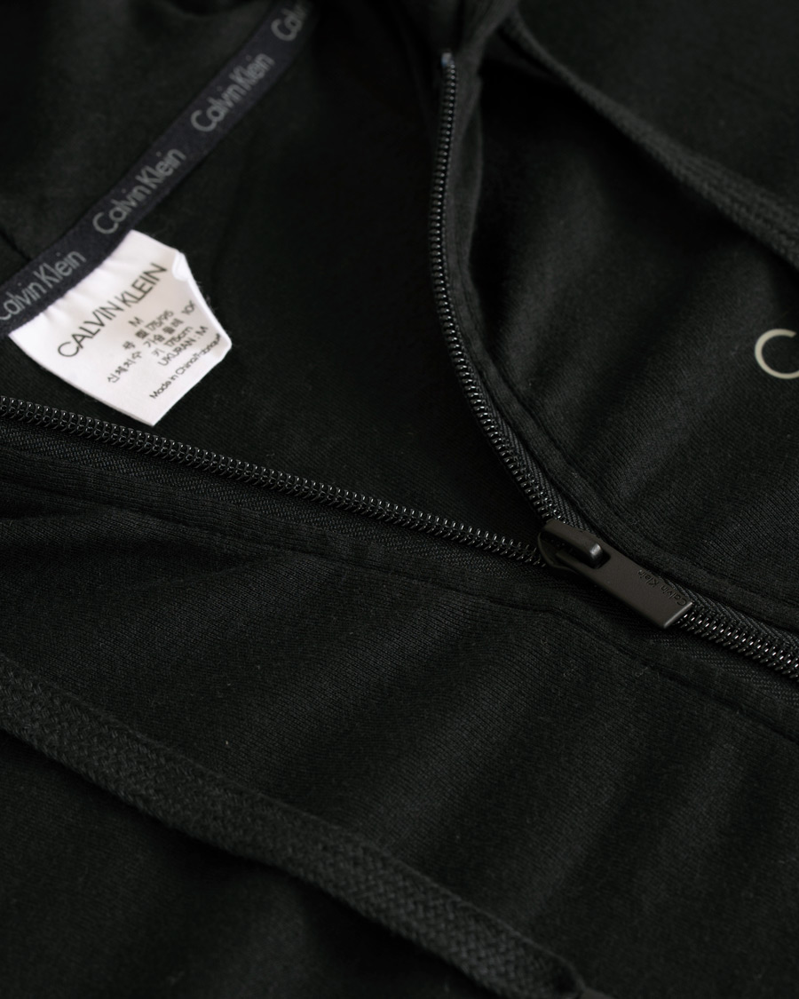 Herren | Pullover | Calvin Klein | Modal Full Zip Hoodie Black