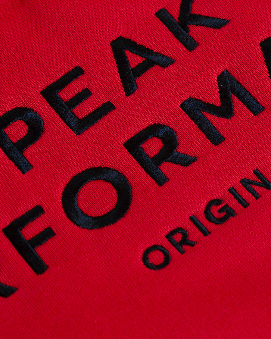 Herren | Pullover | Peak Performance | Logo Hoodie Red