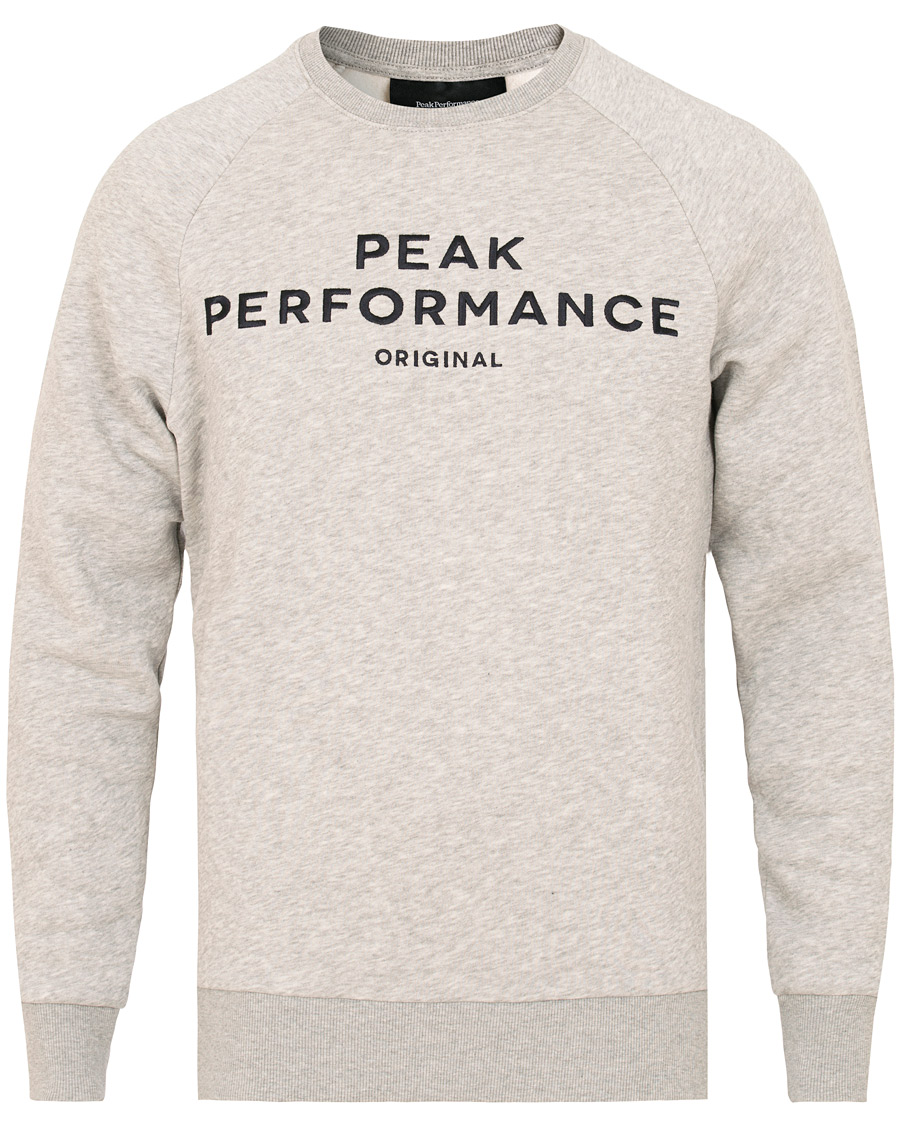 Herren | Pullover | Peak Performance | Original Crew Neck Sweatshirt Grey