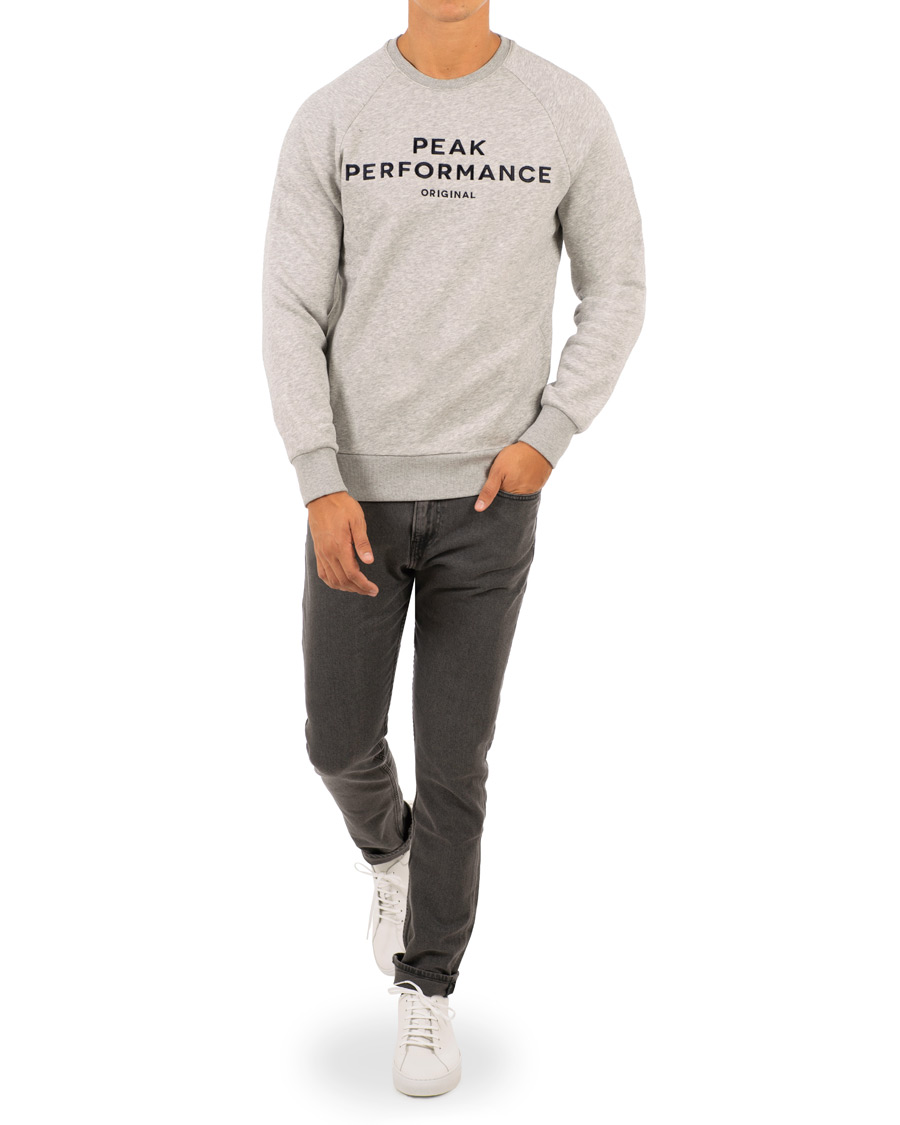 Herren | Pullover | Peak Performance | Original Crew Neck Sweatshirt Grey