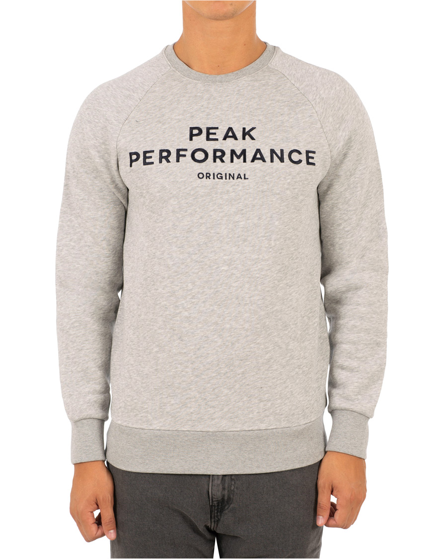 Herren | Pullover | Peak Performance | Original Crew Neck Sweatshirt Grey