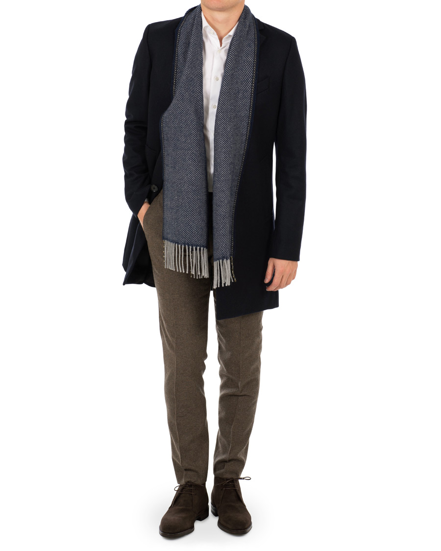 Herren | Jacken | J.Lindeberg | Wolger Compact Melton Coat Navy