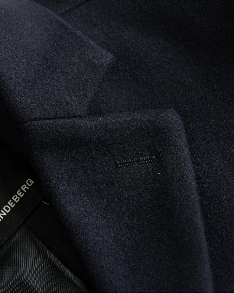 Herren | Jacken | J.Lindeberg | Wolger Compact Melton Coat Navy