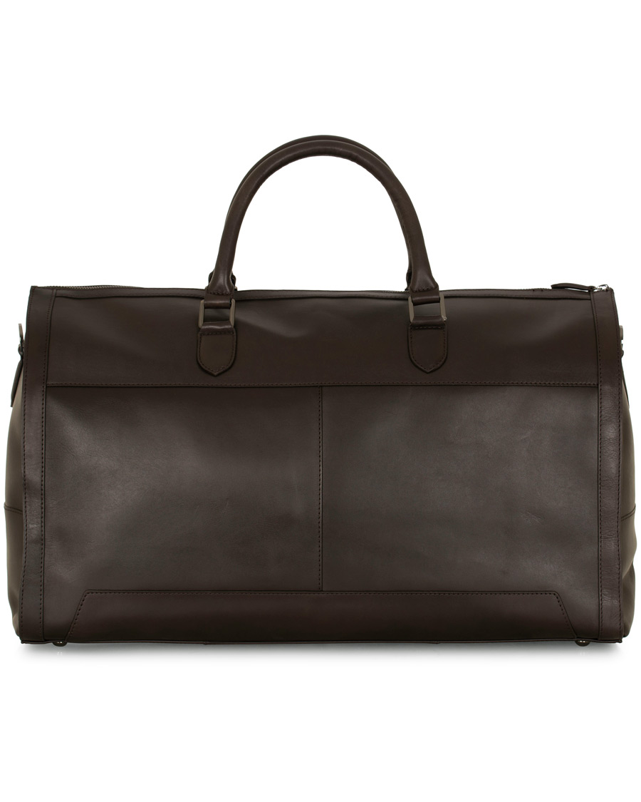 Herren | Taschen | Oscar Jacobson | Leather Weekendbag Dark Brown